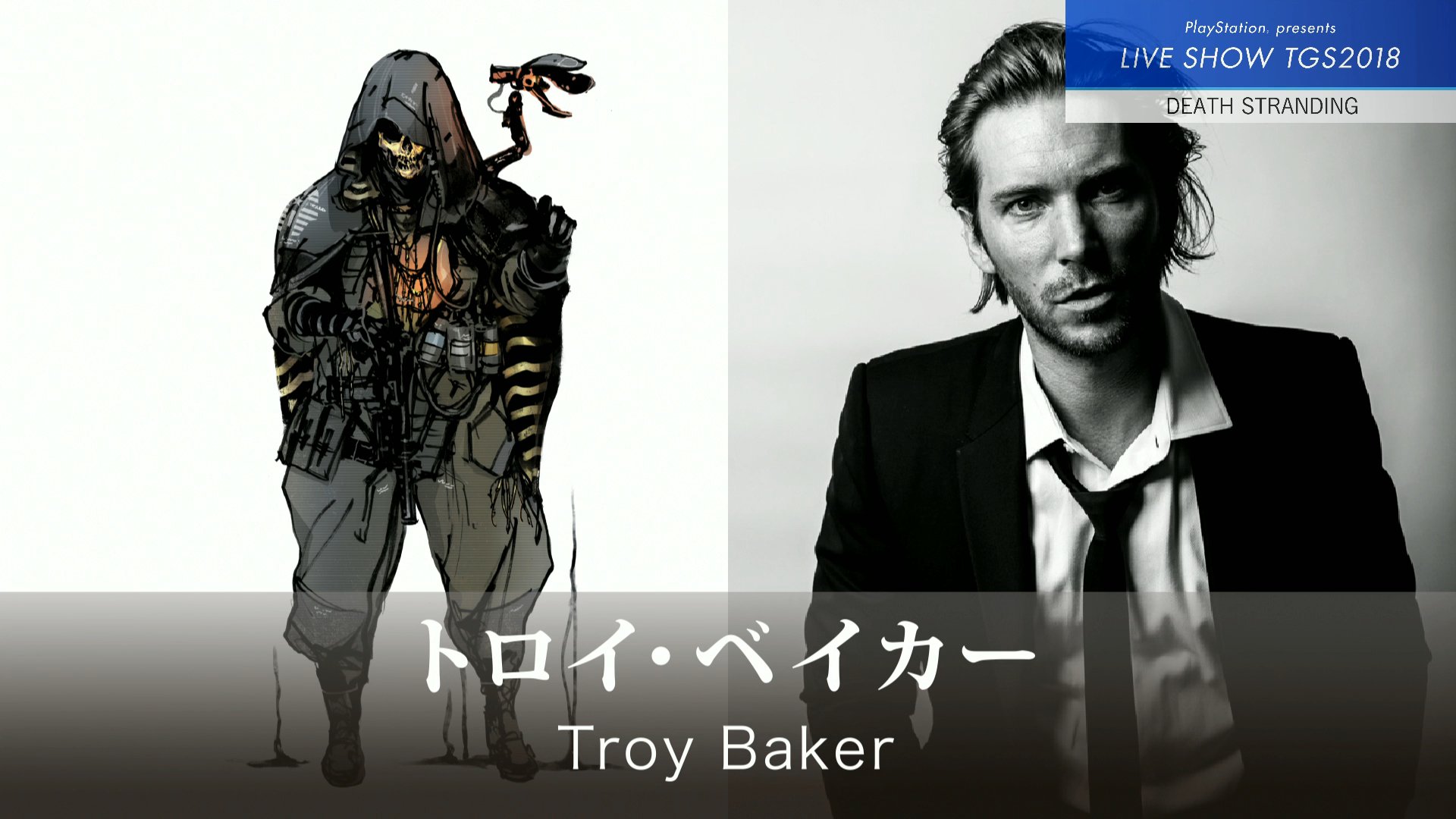 All Games Delta: Death Stranding TGS 2018 trailer featuring Troy Baker-portrayed  character